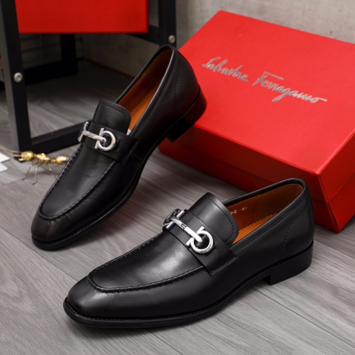 Salvatore Ferragamo Leather Shoes For Men #1134253 $72.00 USD, Wholesale Replica Salvatore Ferragamo Leather Shoes