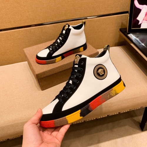 Versace High Tops Shoes For Men #1134280