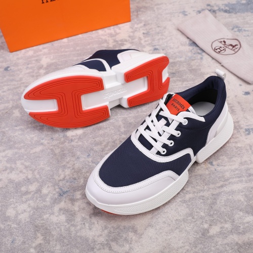 Replica Hermes Casual Shoes For Men #1134330 $82.00 USD for Wholesale
