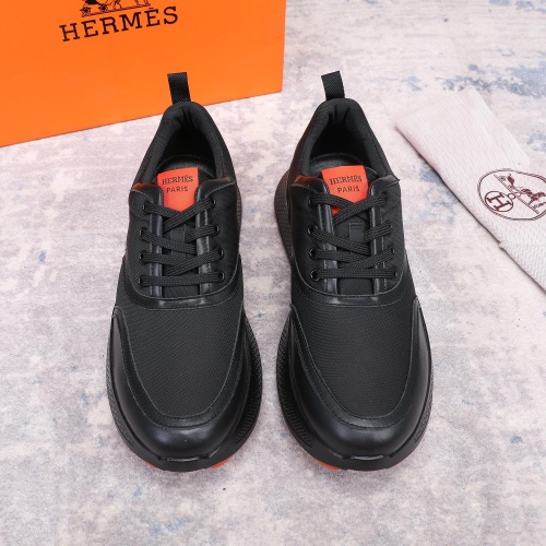 Replica Hermes Casual Shoes For Men #1134334 $82.00 USD for Wholesale