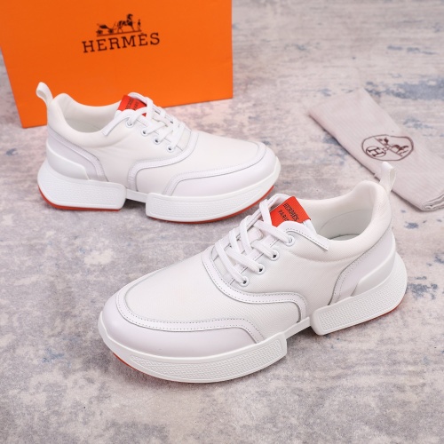 Replica Hermes Casual Shoes For Men #1134335 $82.00 USD for Wholesale