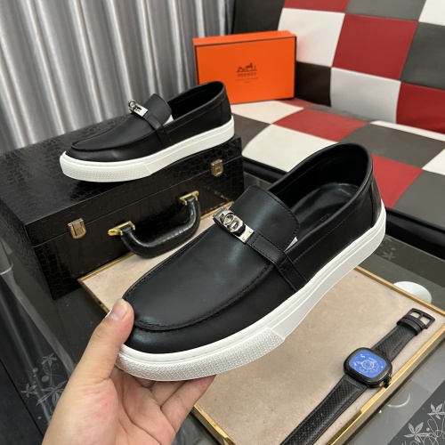 Replica Hermes Casual Shoes For Men #1134345 $72.00 USD for Wholesale