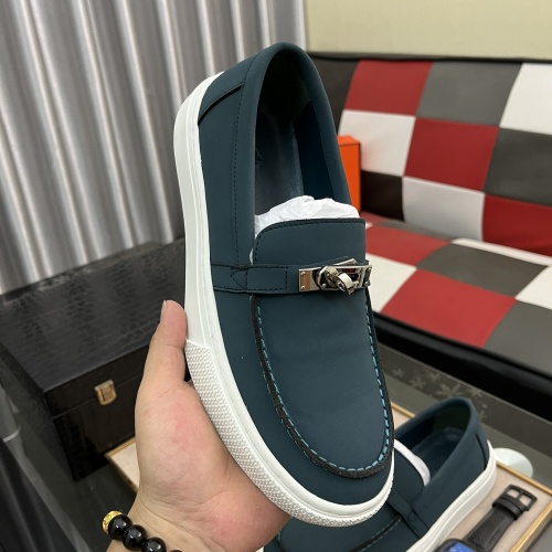 Replica Hermes Casual Shoes For Men #1134346 $72.00 USD for Wholesale