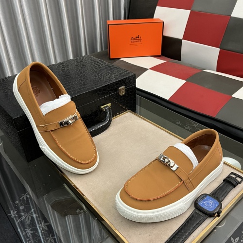 Replica Hermes Casual Shoes For Men #1134347 $72.00 USD for Wholesale