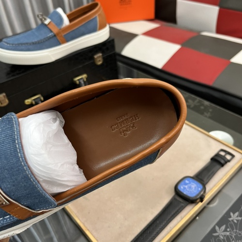 Replica Hermes Casual Shoes For Men #1134348 $72.00 USD for Wholesale