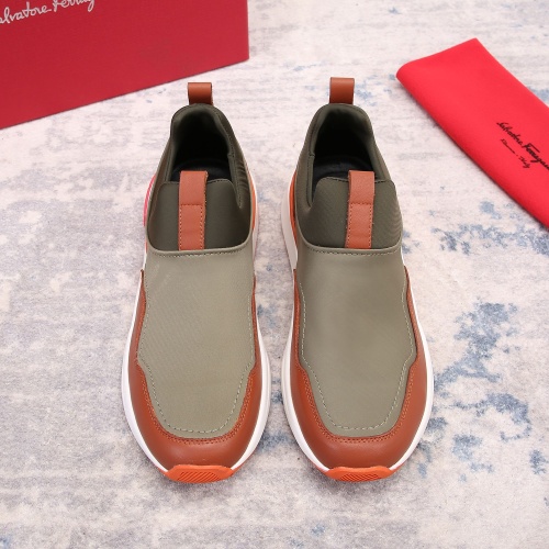 Replica Salvatore Ferragamo Casual Shoes For Men #1134575 $85.00 USD for Wholesale