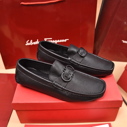 Salvatore Ferragamo Leather Shoes For Men #1134967 $80.00 USD, Wholesale Replica Salvatore Ferragamo Leather Shoes