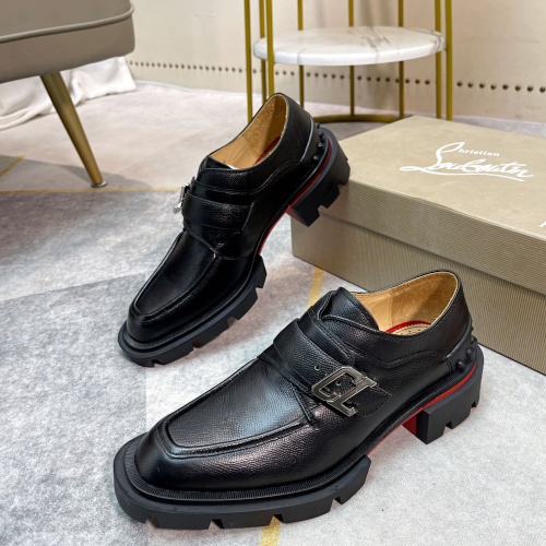 Christian Louboutin Leather Shoes For Men #1135438 $150.00 USD, Wholesale Replica Christian Louboutin Leather Shoes