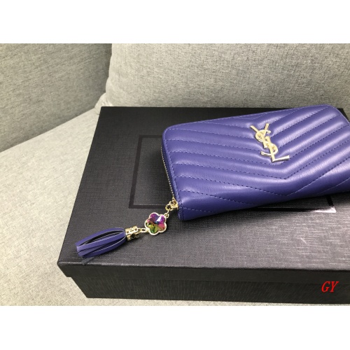 Replica Yves Saint Laurent YSL Wallets For Women #1135460 $19.00 USD for Wholesale