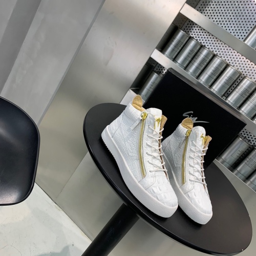 Replica Giuseppe Zanotti High Tops Shoes For Men #1135467 $92.00 USD for Wholesale