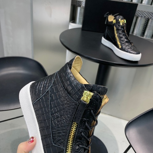 Replica Giuseppe Zanotti High Tops Shoes For Men #1135468 $92.00 USD for Wholesale