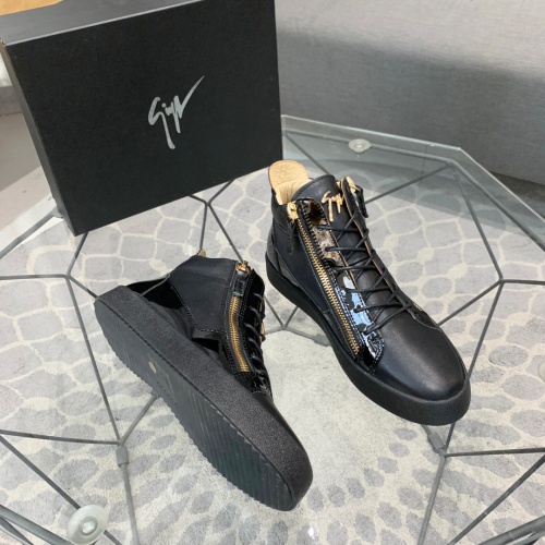 Replica Giuseppe Zanotti High Tops Shoes For Men #1135470 $92.00 USD for Wholesale
