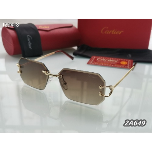 Cartier Fashion Sunglasses #1135488 $29.00 USD, Wholesale Replica Cartier Fashion Sunglasses