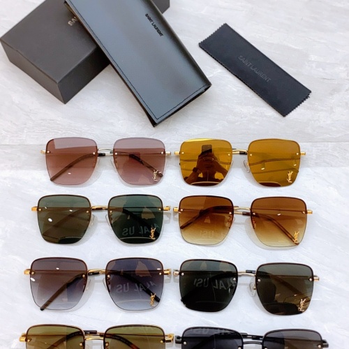 Replica Yves Saint Laurent YSL AAA Quality Sunglasses #1135671 $60.00 USD for Wholesale