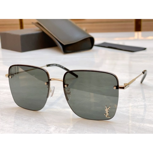 Yves Saint Laurent YSL AAA Quality Sunglasses #1135672 $60.00 USD, Wholesale Replica Yves Saint Laurent YSL AAA Quality Sunglasses