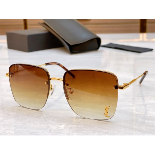 Yves Saint Laurent YSL AAA Quality Sunglasses #1135677 $60.00 USD, Wholesale Replica Yves Saint Laurent YSL AAA Quality Sunglasses