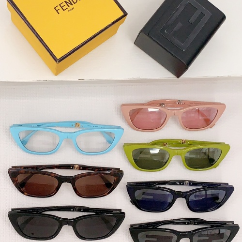 Replica Fendi AAA Quality Sunglasses #1135932 $82.00 USD for Wholesale