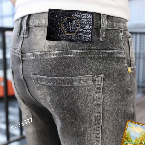 Replica Philipp Plein PP Jeans For Men #1135963 $48.00 USD for Wholesale