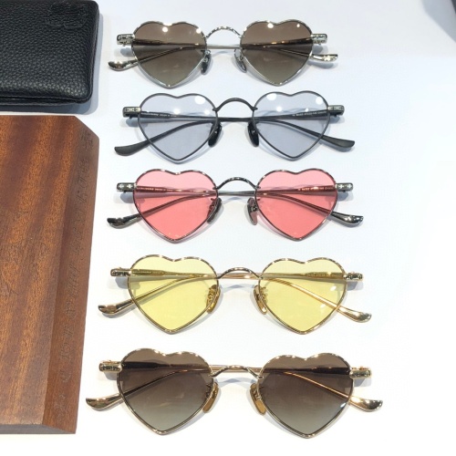 Replica Chrome Hearts AAA Quality Sunglasses #1136163 $64.00 USD for Wholesale