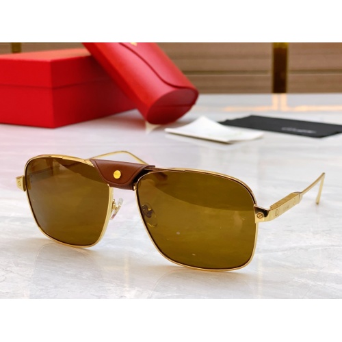 Cartier AAA Quality Sunglassess #1136428