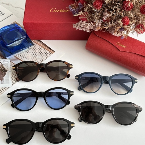 Replica Cartier AAA Quality Sunglassess #1136486 $68.00 USD for Wholesale