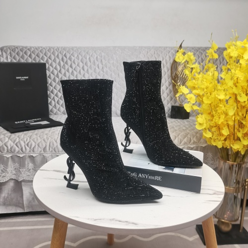 Replica Yves Saint Laurent YSL Boots For Women #1136507 $225.00 USD for Wholesale