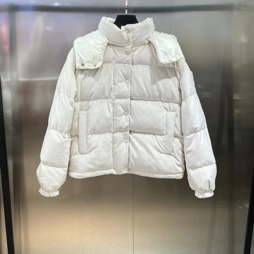 Moncler Down Feather Coat Long Sleeved For Women #1136880
