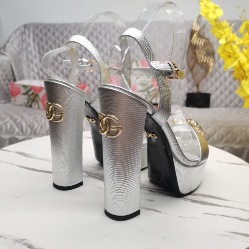 Replica Dolce & Gabbana D&G Sandal For Women #1137134 $140.00 USD for Wholesale