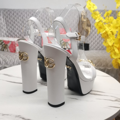 Replica Dolce & Gabbana D&G Sandal For Women #1137136 $140.00 USD for Wholesale