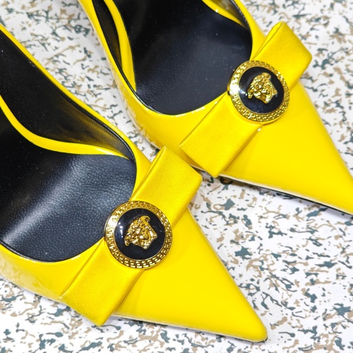 Replica Versace High-Heeled Shoes For Women #1137354 $112.00 USD for Wholesale