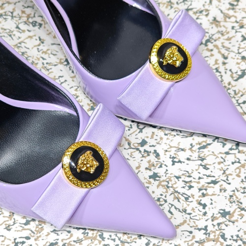 Replica Versace High-Heeled Shoes For Women #1137355 $112.00 USD for Wholesale