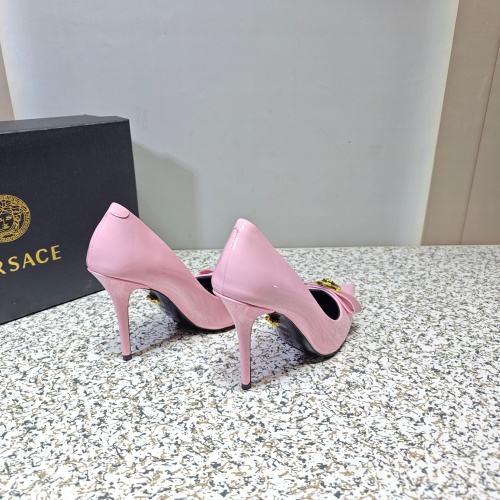 Replica Versace High-Heeled Shoes For Women #1137356 $112.00 USD for Wholesale