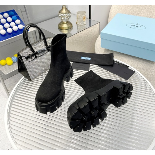 Replica Prada Boots For Women #1137672 $98.00 USD for Wholesale