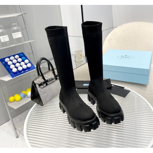 Replica Prada Boots For Women #1137673 $112.00 USD for Wholesale