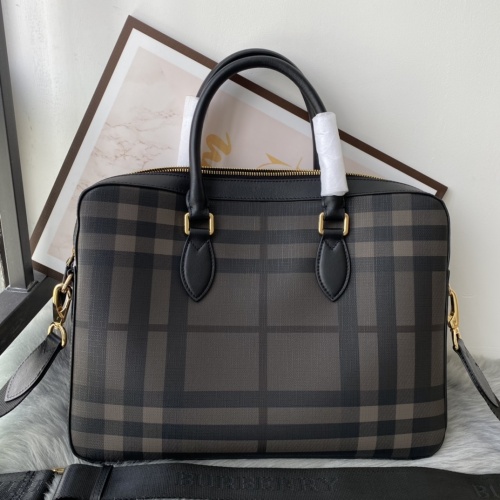Replica Burberry AAA Man Handbags #1137860 $140.00 USD for Wholesale