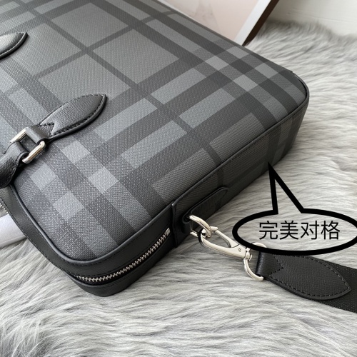 Replica Burberry AAA Man Handbags #1137861 $140.00 USD for Wholesale