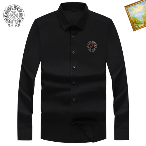 Chrome Hearts Shirts Long Sleeved For Men #1137879
