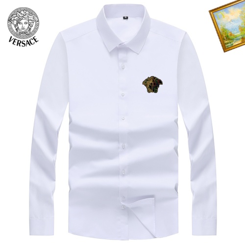 Versace Shirts Long Sleeved For Men #1137930