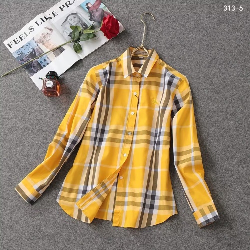 Burberry Shirts Long Sleeved For Women #1138213 $38.00 USD, Wholesale Replica Burberry Shirts