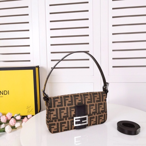 Replica Fendi AAA Quality Shoulder Bags For Women #1138351 $80.00 USD for Wholesale
