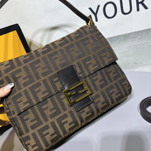 Replica Fendi AAA Quality Shoulder Bags For Women #1138354 $85.00 USD for Wholesale