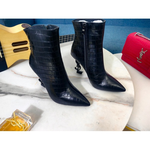 Replica Yves Saint Laurent YSL Boots For Women #1139337 $125.00 USD for Wholesale