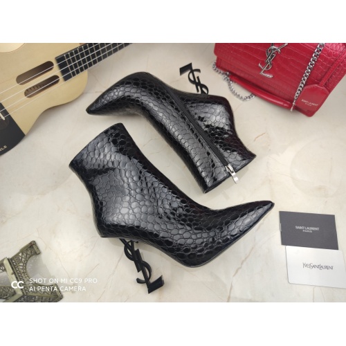 Replica Yves Saint Laurent YSL Boots For Women #1139340 $130.00 USD for Wholesale