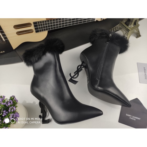 Yves Saint Laurent YSL Boots For Women #1139341 $130.00 USD, Wholesale Replica Yves Saint Laurent YSL Boots