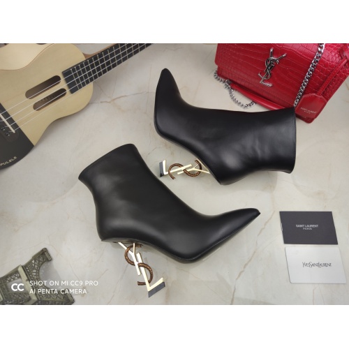 Replica Yves Saint Laurent YSL Boots For Women #1139345 $130.00 USD for Wholesale