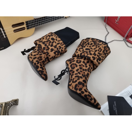 Replica Yves Saint Laurent YSL Boots For Women #1139356 $160.00 USD for Wholesale