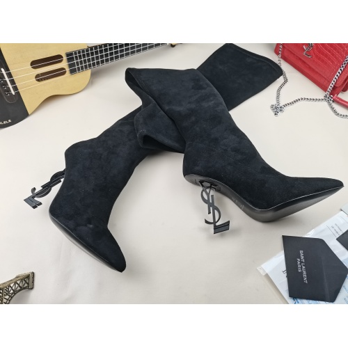Replica Yves Saint Laurent YSL Boots For Women #1139358 $160.00 USD for Wholesale