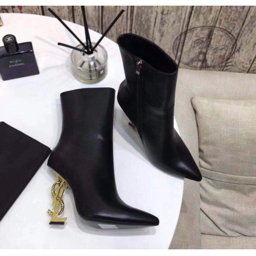 Replica Yves Saint Laurent YSL Boots For Women #1139392 $130.00 USD for Wholesale