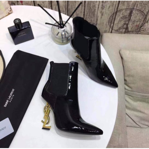 Replica Yves Saint Laurent YSL Boots For Women #1139393 $130.00 USD for Wholesale