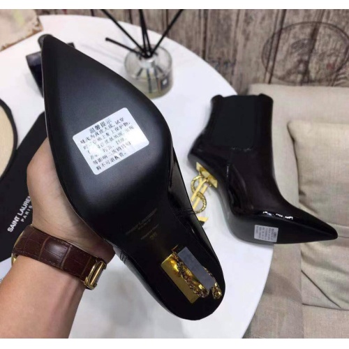 Replica Yves Saint Laurent YSL Boots For Women #1139393 $130.00 USD for Wholesale
